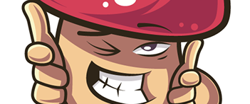 Стикер с мухомором